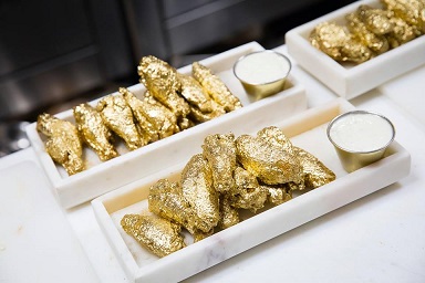 超豪華！ニューヨークのレストランが黄金のチキンウィングスの販売を開始！！