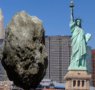 【１０月１２日】小惑星「２０１２ ＴＣ４」がニューヨーク－東京間より近い距離を通過する！
